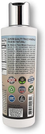 Mo' Minerals Trace Mineral Drops | 72+ Ionic Trace Minerals| 8 oz.
