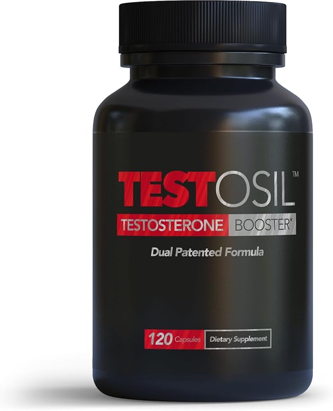 Testosil Men's - Advanced Testosterone Support Supplement for Men - Vitality Formula with KSM-66 Ashwagandha & Fenugreek -Promotes Muscle Health, Energy, and Strength - 120 Capsules