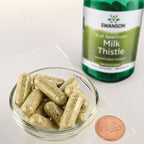 Swanson Full Spectrum Milk Thistle Liver Health Supplement for Adults Seeking Natural Detoxification and Antioxidant Support - 500 mg (100 Vegan Capsules)