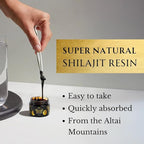 Super Natural Goods | High Nutritional Potency, Grade A Shilajit Resin with 85+ Plant-Derived Trace Minerals and Fulvic Acid, Energy & Immune Suport for Men and Women, 3rd Party US Lab Tested (30g)