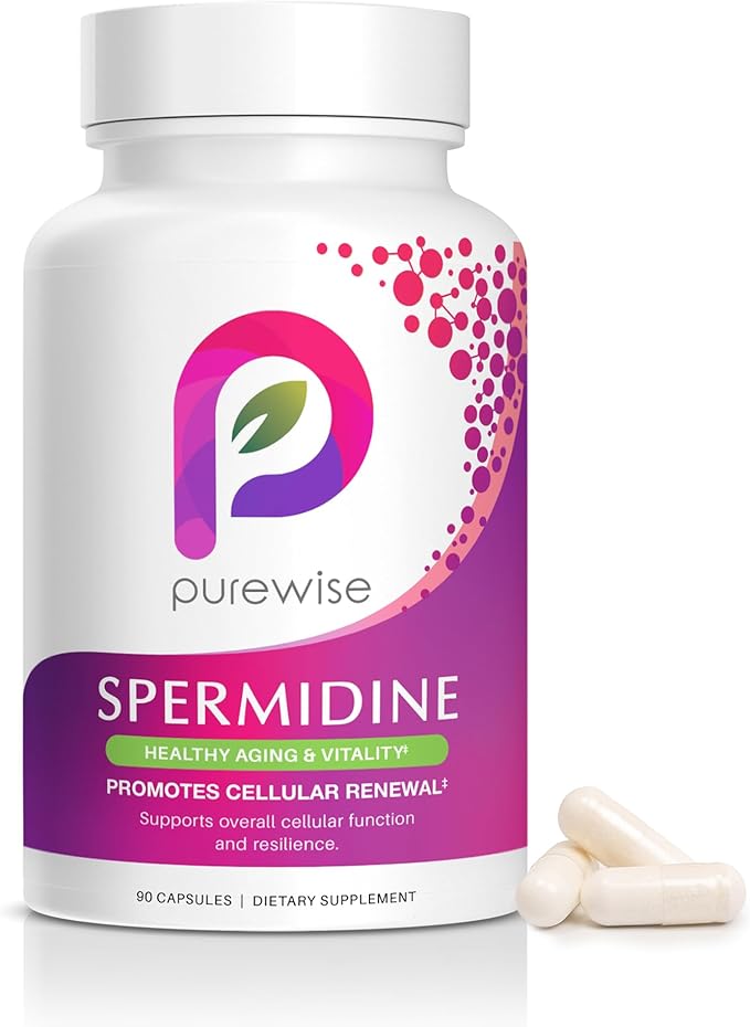 Spermidine Supplements | Supports Healthy Aging & Vitality | Promotes Cellular Renewal & Function for Longevity & Energy Support | 60 Capsules