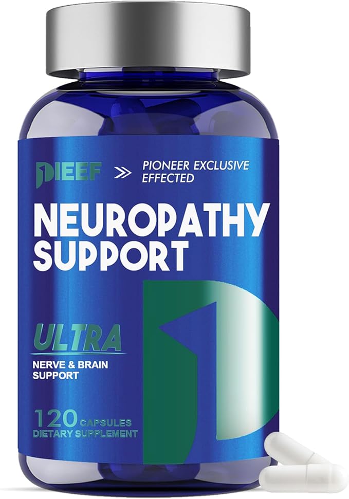 Nerve Savior Neuropathy Supplement, 120 Capsules with 600mg Alpha Lipoic Acid & Benfotiamine, Specially Formulated for Nerve Health in Hands, Fingers, Feet and Toes