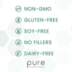 Pure Therapro Rx Leaky Gut Defense - Gut Health Supplement with L-Glutamine, Licorice Root Extract, Marshmallow Root, Aloe Leaf, Larch Arabinogalactan - Made in USA - 30 Servings Powder
