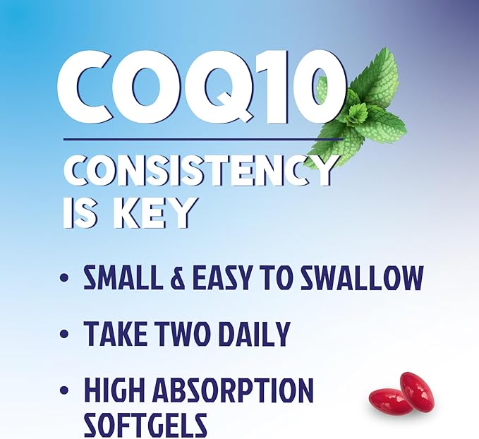 CoQ10 Softgels - Ultra High Absorption Coenzyme Q10 200mg Per Serving - Co Q 10 Softgel Supplement With Black Pepper, Energy & Heart Support Antioxidant - for Women & Men, Bottled USA - 240 Softgels