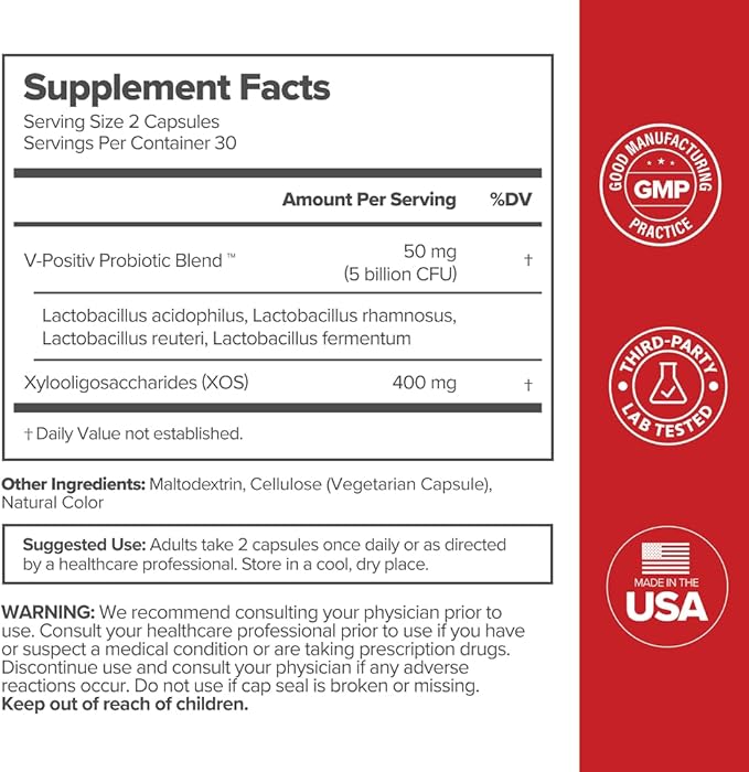 O Positiv URO Vaginal Probiotics for Women pH Balance with Prebiotics & Lactobacillus Probiotic Blend - Vaginal Health Supplement - Promote Healthy Vaginal Odor & Vaginal Flora, 60 Count (Pack of 2)