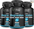 Health Dose Triple Magnesium Complex 1000 mg | L-Threonate, Bisglycinate, Citrate & Malate Blend | Support for Muscle Relaxation, Sleep & Cognitive Function | 120 Capsules | All-in-One Formula (3)