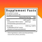 Seeking Health Methyl B12 with L-Methylfolate - MTHFR Support Supplement - Methylation Support Supplement - Lozenges to Support Brain Health & Energy - 60 Lozenges