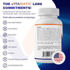Vitamatic Potassium Supplement, 1020 mg, 240 Vegtable Capsules - Non-GMO - Gluten Free - Made in USA