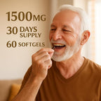 1500 MG Liposomal NAD+, 98%+ Absorption, NAD+ Supplement for Women & Men with TMG, for Aging Defense, Cellular Energy, Heart & Brain Function, Longevity, 60 Softgels