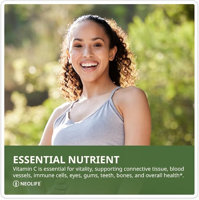 NeoLife Super C - Plant Based Extracts, 430mg Vitamin C Supplement with Rutin, Hesperidin, Lemon Bioflavonoids, Tablet Supplements, Orange Juice Powder & Acerola Cherries - 200 Tablets