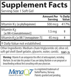 Carlson - K Complete, K1 & K2 as MK-4 & MK-7, Promotes Bone & Cardiovascular System Health, 45 Softgels