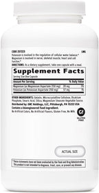 GNC Potassium and Magnesium Aspartate 250mg Supplement, Helps Regulate Water Balance, 240 Servings