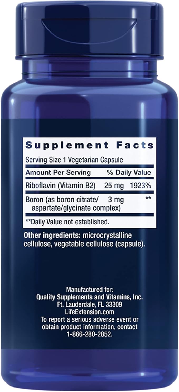 Life Extension Super K Vitamin K1, K2 MK-7, MK-4, Vitamin C, Bone/Heart Health, 3-Month Supply and Boron 3 Mg 100 Vegetarian Capsules