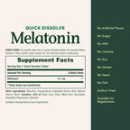 Nature's Bounty Melatonin 10 mg Quick Dissolve Tablets 45 ea (Pack of 4)