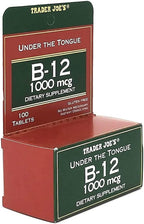 Trader Joe's Under The Tongue B-12 1000 mcg Dietary Supplement, 100 Tablets