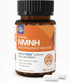 Sunshine & Rain Steady Energy Without Caffeine Crashes – Liposomal NMNH + NR + PQQ NAD⁺ Support Capsules for Cellular Energy, Focus & Healthy Aging | 180 Capsules