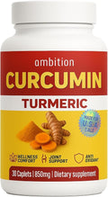 Curcuyin Turmeric Curcumin Supplement, 850mg, 30 Caplets