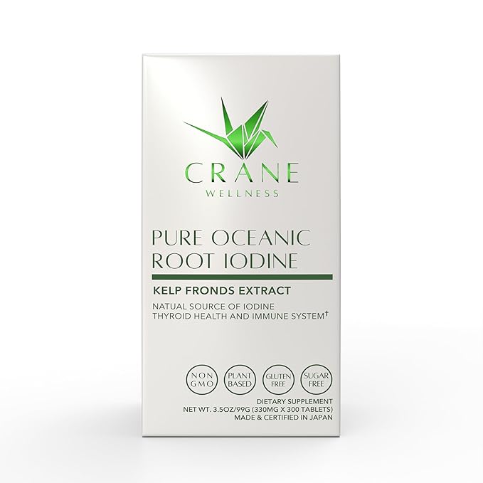 PURE OCEANIC ROOT IODINE - Non-Gmo, Plant Based, Natural Minerals from Kelp