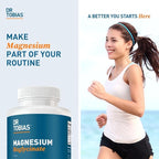 Dr. Tobias Magnesium Bisglycinate - High Absorption Magnesium Buffered Chelate Complex 200 mg per Capsule | Supports Energy, Muscle, Bone & Joint Health - Non-GMO Magnesium Supplement, 120 Capsules