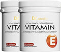 DR.AUSTIN Natural Vitamin E Softgels - 60 Count, Non-GMO Gluten Free Antioxidant Supplement for Skin & Hair Health, Wheat Germ Oil Capsules for Daily Wellness Support (2)
