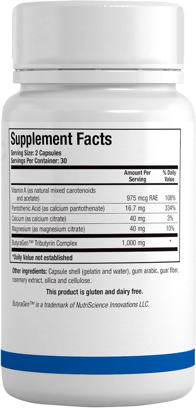 Biotics Research Butyric Cal Mag Intestinal Support, Gut Health, Supports Healthy Pathways, Immune Support 60 Count
