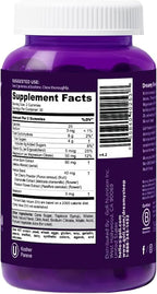 Goli Dreamy Sleep Gummy - 60 Count - Melatonin, Vitamin D, Magnesium, and Lemon Balm Extract - Gelatin-Free, Gluten-Free, Vegan & Non-GMO