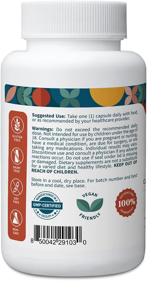 Pattern Wellness CoQ10 – 200mg Ubiquinone with BioPerine® Black Pepper Extract – Cellular Energy & Vitality Support – Non-GMO – 60 Vegan Capsules*