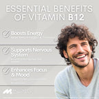 B12 Vitamins 5000 mcg - Sublingual B12 Methylcobalamin Drops - Vitamin B 12 for Women and Men - Mood & Energy Booster Methylated B 12 for Metabolism & Health Support