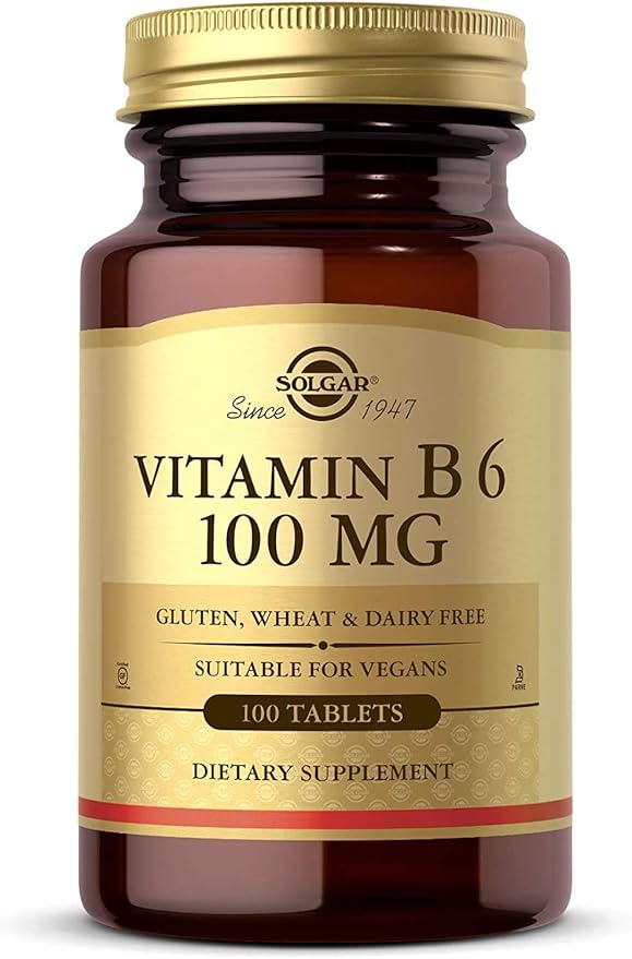Vitamin B-6 100mg Solgar 100 Tabs