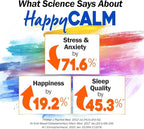 LABO Nutrition Happy Calm with KSM-66 Ashwagandha 5% Withanolides, Saffron Extract and Black Pepper Extract for Stress Relief, Energy, Quality Sleep & Relaxation, Non GMO 90 Veggie Capsules