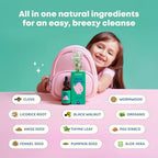 JoySpring ParaPatrol Kids’ Herbal Blend – Alcohol-Free Liquid Supplement with Black Walnut and Wormwood Extract | Supports Digestive Health | Natural Raspberry Flavor – 30 Servings