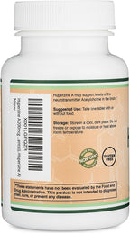 Huperzine A 200mcg (Third Party Tested) 120 Tablets, Brain Supplement to Promote Acetylcholine (Acetylcholinesterase Inhibitor) - Supports Memory and Focus by Double Wood