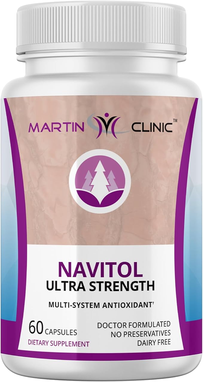 Navitol French Maritime Pine Bark — Daily Energy, Focus & Cognitive Support — Natural Antioxidant for Mental Clarity, Motivation & Everyday Wellness — 60 Capsules