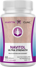 Navitol French Maritime Pine Bark — Daily Energy, Focus & Cognitive Support — Natural Antioxidant for Mental Clarity, Motivation & Everyday Wellness — 60 Capsules