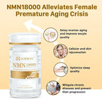 NMN 18000 480mg - 99% Pure Nicotinamide Mononucleotide Supplement with Resveratrol, Nobel Laureate Developed, Third-Party Tested, Increased NAD+ Levels, Healthy Aging, 60-Day Supply 1pcs