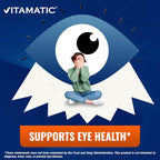 Vitamatic Lutein 40mg with Zeaxanthin 10mg, Eye Health Support Supplement, 240 Softgels