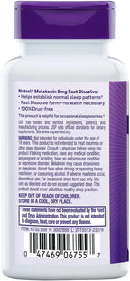 Natrol Melatonin 5 Mg, 250 Fast Dissolve Tablets Strawberry Flavor