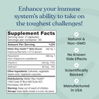 Better Way Health Advanced Immune Readiness – 1,3/1,6 Beta Glucan with Vitamin C, Selenium & Resveratrol – Immune Support Supplement for NK Cells & Phagocytosis – 60 Capsules