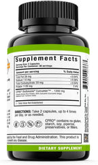 curcuminpro Complete Vegan | BioSoluble Brown Rice Protein & Organic Turmeric Curcumin Supplement | Plant-Based Formula for Daily Wellness | 60 Count