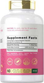 Carlyle Myo-Inositol Supplement for Women | 2600mg | 180 Capsules | Extra Strength | Non-GMO, Gluten Free