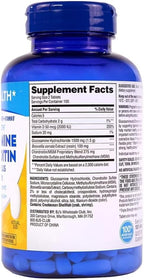 Berkley Jensen Glucosamine Chondroitin Triple Strength Complex with MSM and D3 Joint Supplement Tablets for Joint Support and Cartilages, NSF Certified, 200 Count (Pack of 1)