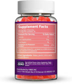 2 Pack Potassium Supplement Gummies 1000mg, Potassium Gummies for Adults, Support Leg Cramps & Muscle Health - Vegan,120 Count