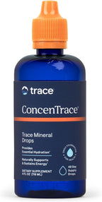 Trace Minerals ConcenTrace Trace Mineral Drops | Supports Energy, Digestion, Bone Health & Hydration, 70+ Ionic w/Magnesium, Chloride & Potassium | Keto, Vegan & Non-GMO | 48 Servings