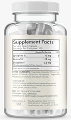 Lutein & Lycopene Carotenoids Supplement - High Absorption Lutein and Lycopene Supplements for Men & Women for Antioxidant Skin and Eye Health Support - Formulated in American cGMP Lab (200 Capsules)