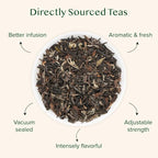 VAHDAM, UNITEA Black Tea Leaves +170 Cups,12oz | Blend Of Darjeeling & Assam Tea | ROBUST & FLAVORY Black Loose Leaf | Unblended Single Origin Tea | Vacuum Sealed Pack