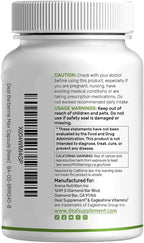 DEAL SUPPLEMENT Berberine Max Supplement with Turmeric, 5000 mg** Per Serving, 240 Vegetarian Capsules | Berberine HCl with Turmeric Root Extract | Non-GMO
