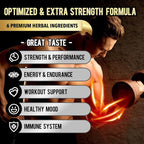 DAIKEN Peruvian Maca Root Powder Extra Strength 15,000 mg, Gelatinized Black, Red, Yellow Maca Blend with L-Arginine (2,500 mg) for Men and Women, Superior Absorption, Vegan, Lab Tested - 22 Packets