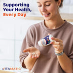 Vitamatic P5P 50 mg – Pyridoxal-5-Phosphate – Active Form of Vitamin B6 – Energy & Nervous System Support – Non-GMO, Gluten-Free – 240 Tablets