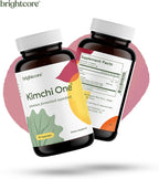 Brightcore Nutrition - Kimchi One, Kimchi Powder Capsules, Probiotics, Enzymes, & Antioxidant Supplement, Premium Gut Health Superfood for Overall Well Being, Gluten-Free, 90 Vegan Capsules
