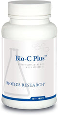 Biotics Research Bio C Plus™ Provides Vitamin C as Mixed Mineral Ascorbates with Citrus Bioflavonoids, SOD and Catalase, Vitamin C Plus Bioflavonoids, Potent Antioxidant, Immune System 100 Tablets